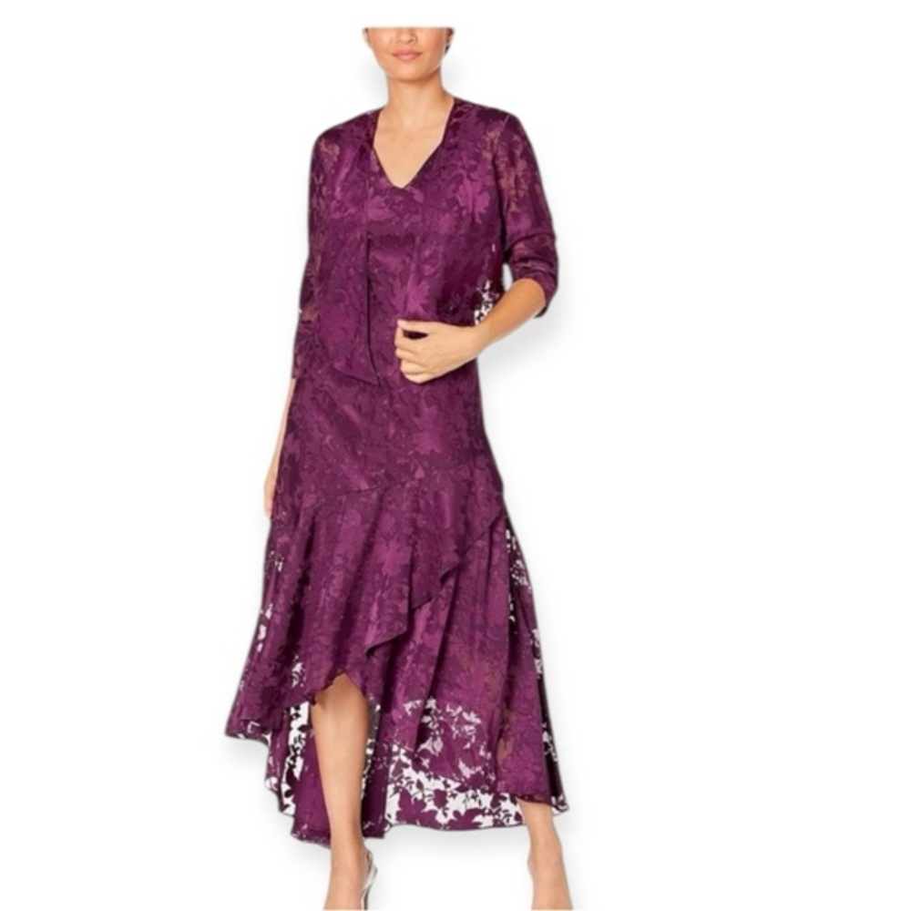 Plum Dress by Alex Evening Sz 6